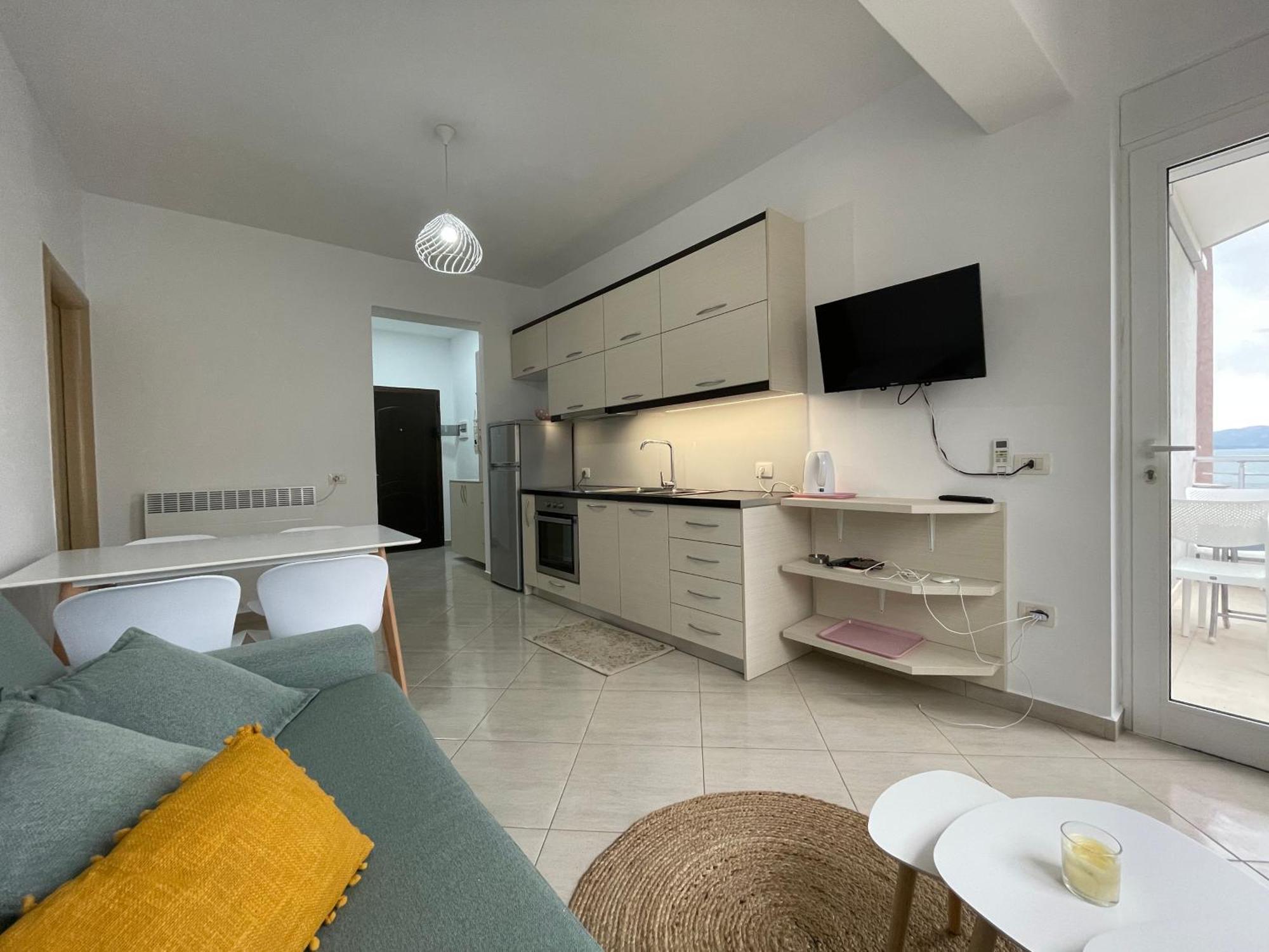 Susy Sea View Apartment Sarande Ngoại thất bức ảnh